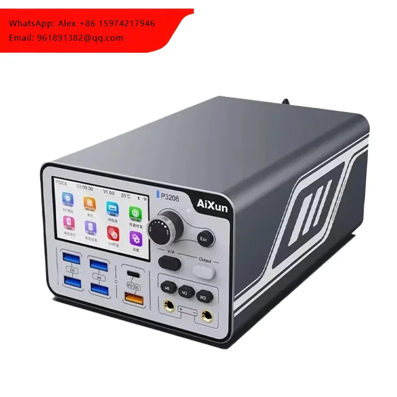 

Интеллектуальный стабилизированный блок питания Aixun P3208 для ноутбуков, высококачественные инструменты для ремонта телефонов, подходит для мобильного оборудования серии X-15.