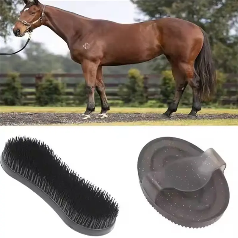 【SPECIAL】5-Piece Horse Grooming Kit Complete Care Set With Comb Body Brush Hoof Pick & More For Horses Ponies view 5