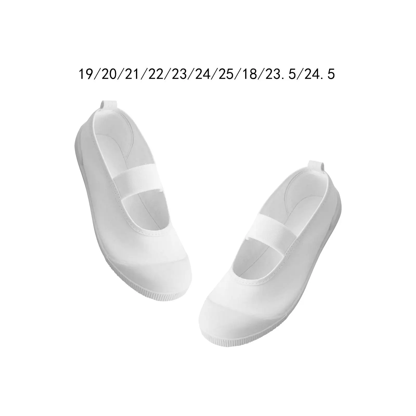 

Children Canvas Shoes Simple Nonslip White Shoes for Running