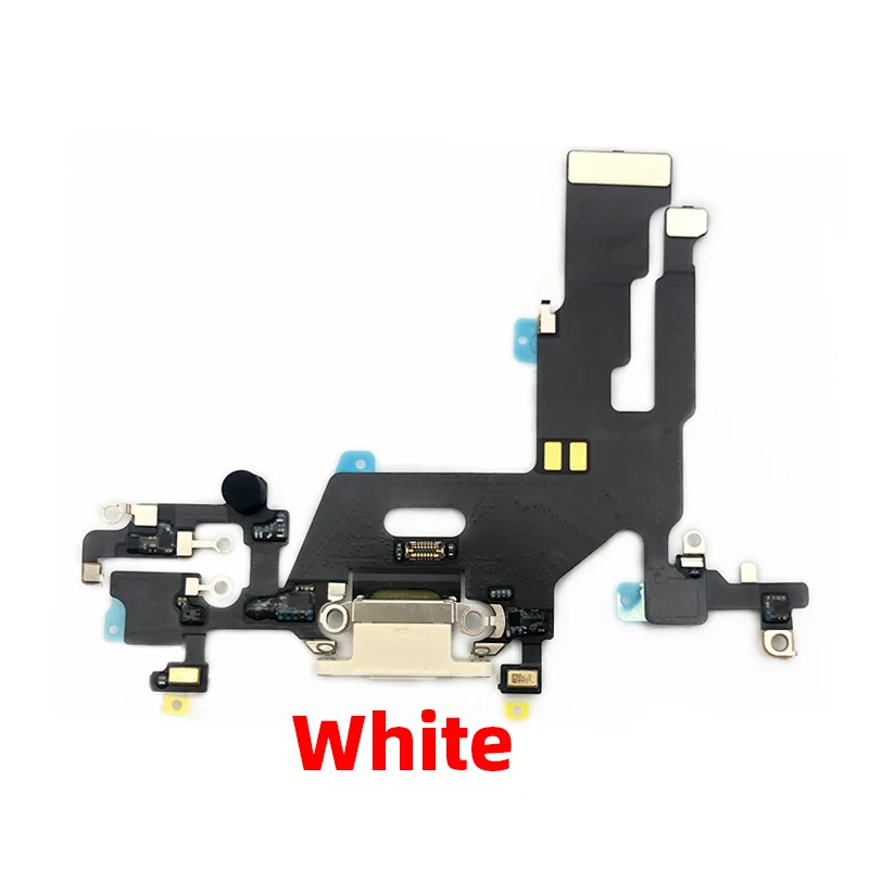 Original For iphone 11 Charging Port Flex Microphone Mini USB Charger Dock Connector Repair Replacement Parts