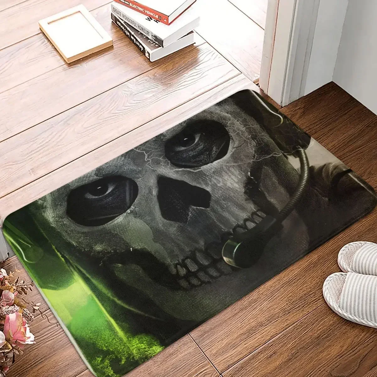 Call Of Duty COD FPS Game Non-slip Doormat Ghost Cod Modern Warfare Carpet Bath Kitchen Mat Welcome Indoor Pattern