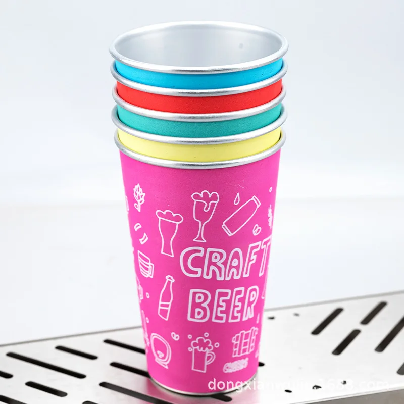 Caneca de alumínio portátil-copos CocaCola mudanças de cores quando fresco perfeito para sensação de frio acampamento ao ar livre cerveja bebidas friascup