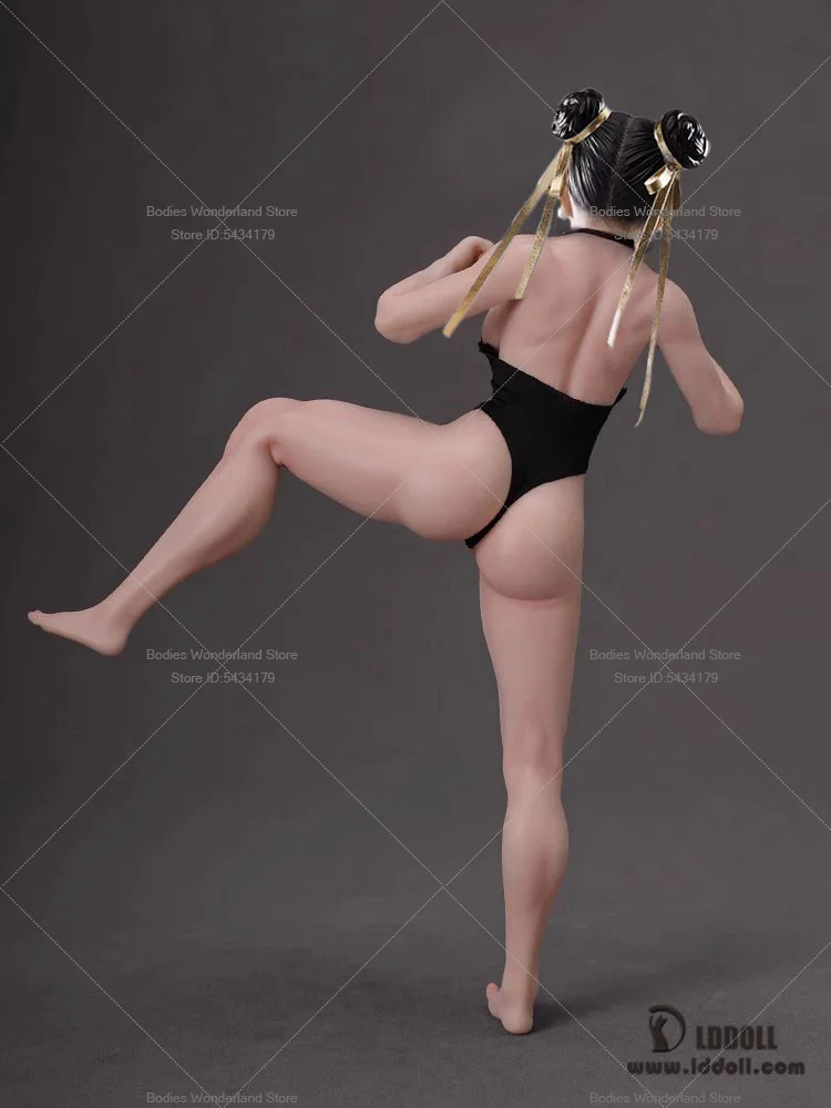 1/6 Scale ChunLi Muscle Seamless Realistic Body Mechanical Steel Arm Without Head Female Soldier Body 12'' Action Figure Doll