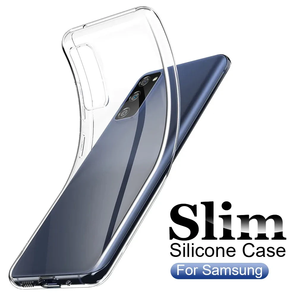 Ultra Thin Soft Case For Samsung Galaxy S23 S22 S21 S20 Note 20 Ultra 10 S10 S9 Plus 9 8 Clear Silicone Back Case Cover Shell