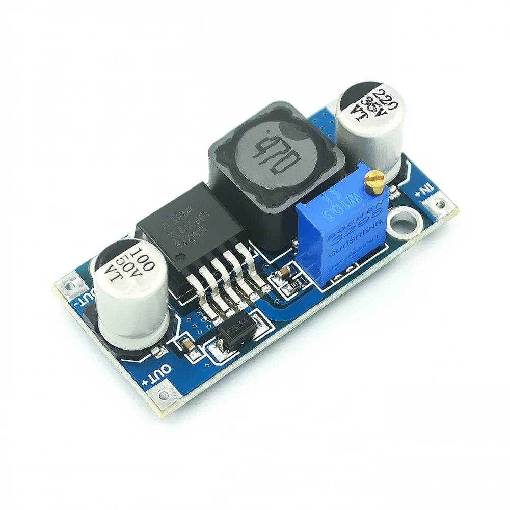 3PCS XL6009 DC-DC Booster Power Supply Module 4A 5V~35V Adjustable Output Super Than LM2577 Step-Up Power Module 94% Efficiency
