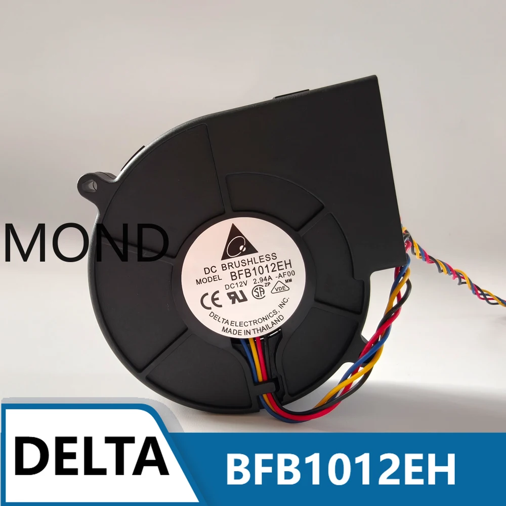 

Delta BFB1012EH Violent Turbo 97X33 Вентилятор для выжигания духовки Промышленный гриль Вытяжной охлаждающий вентилятор 9733 9 см 12 В 2,94 А Новый оригинальный
