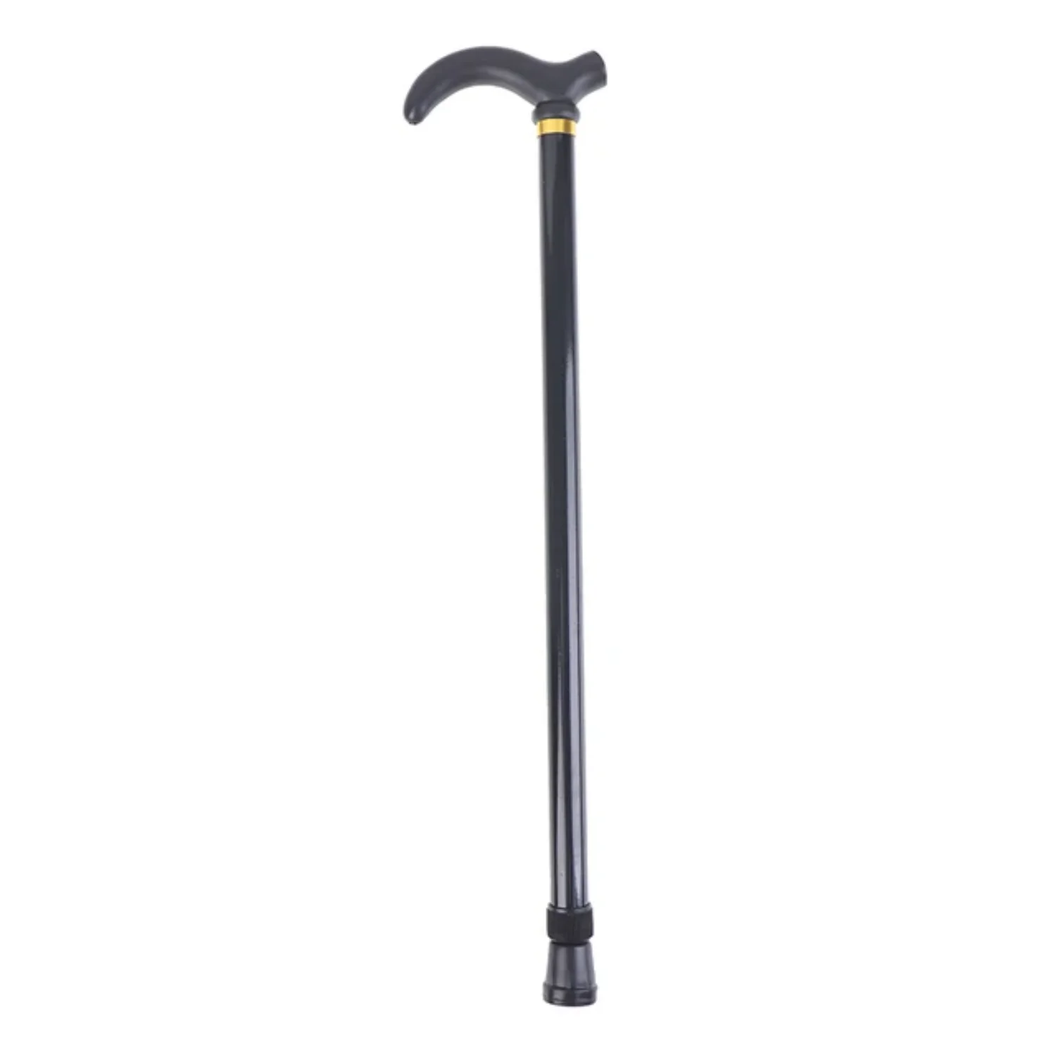 1PC Aluminum Alloy Adjustable Walking Stick 2 Section Stable Anti-Skid Crutch Old Man Hiking Cane Height 75-90cm