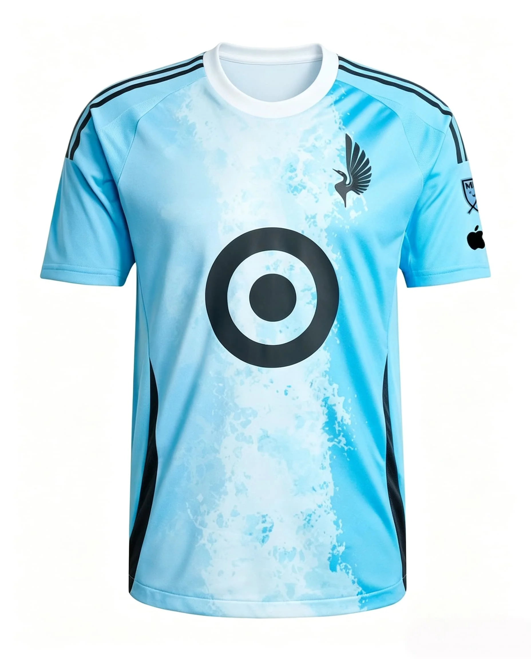 26‑27 Minnesota United FC Home Soccer Jersey Men Short Sleeve Quick‑Dry Football Shirt  Fan Version Sport Uniform Moto
