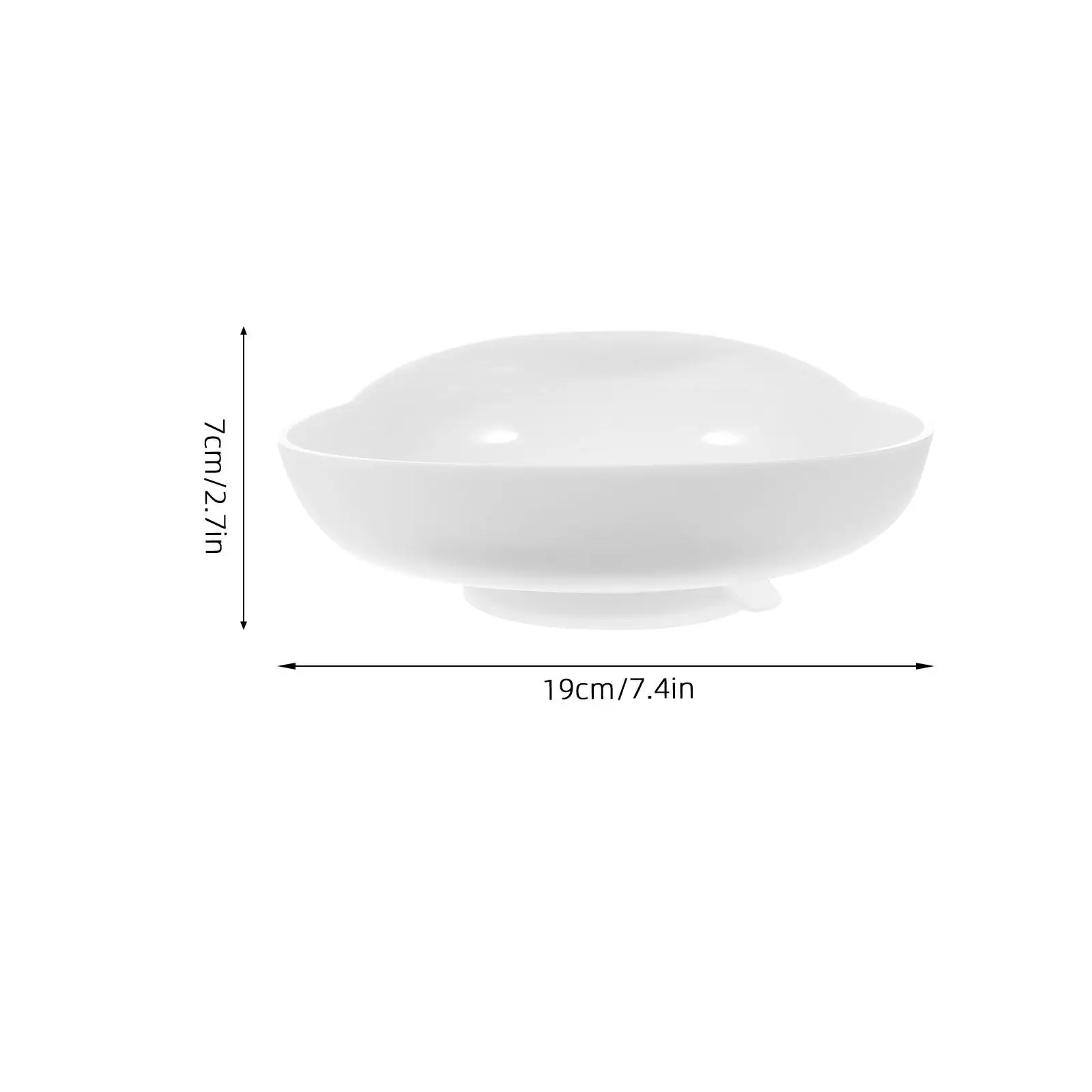 Plastic Suction Base Dining Bowl for Elderly Lightweight Sprinkle Proof Self Feeding Dish Senior Tableware Nursing Supply Scoop