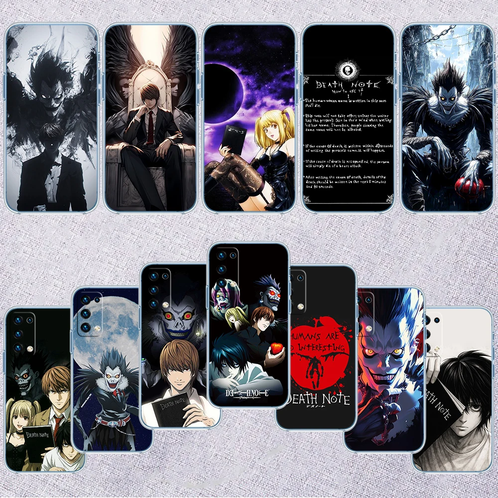 FR22 Death Note Transparent Phone Case for Samsung Galaxy A04 A04S A14 A23 A34 A54 M23 M33 M52 M53