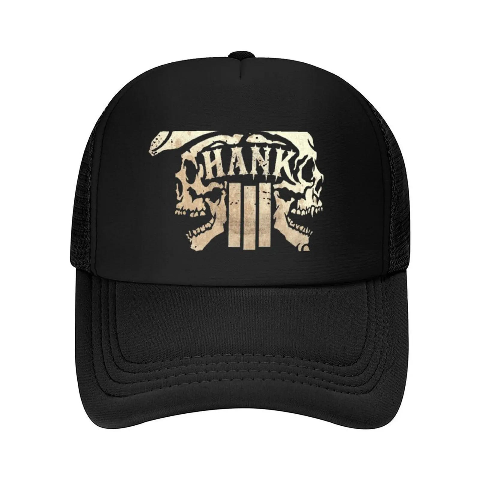 

LutherStamm Hank Williams III Logo Mens Graphic Cadeau Chaud Baseball Cap Funny hats Military Cap Man Baseball Men Women's