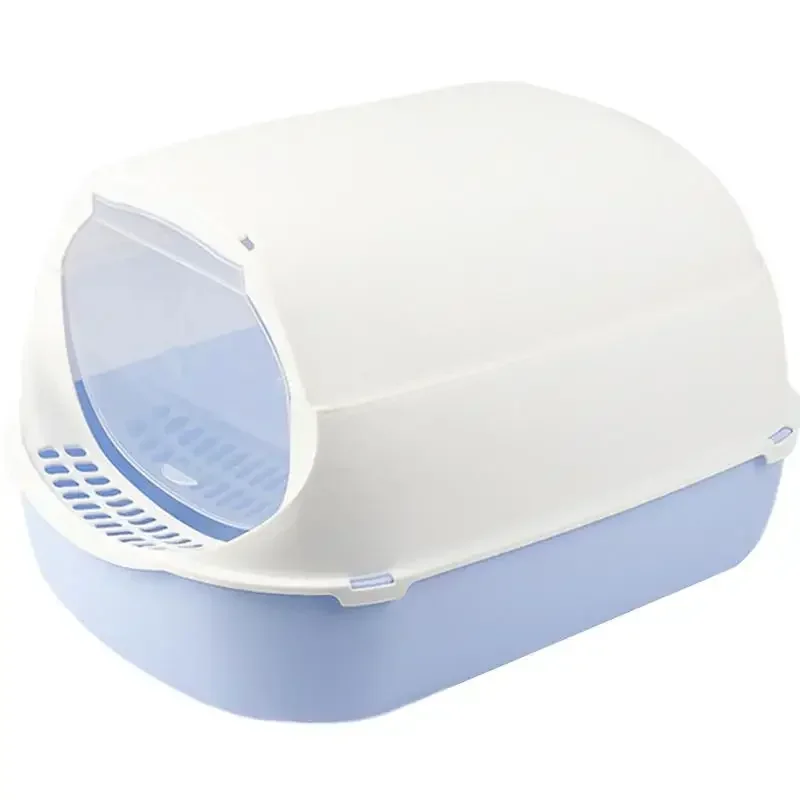 Closed Sandbox Cats Sanitary Tray Splash Proof Clean Basin Anti Flip Over Odor Proof Pet Accessories Pet Litter Box Plastic