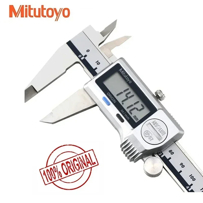 Mitutoyo 500-752-20 Digital Caliper IP67 Dust/Water Proof ABS Digital Calipers 0-150/200/300mm 0-6/8/12inch