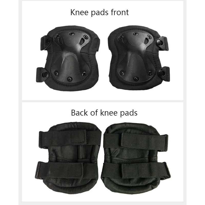 Outdoor Tactical Protective Gear Set Of 4 Knee Pads Elbow Pads For Outdoor Cycling Mountaineering And Hiking Protection Sports