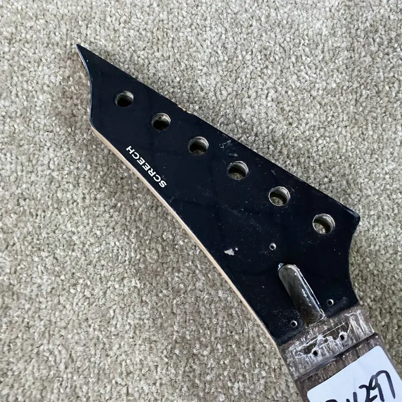 EN297  Right Hand Version Electric Guitar Neck for Floyd Rose Guitar Replace 24 Frets Rosewood with Damages DIY Guitar Parts