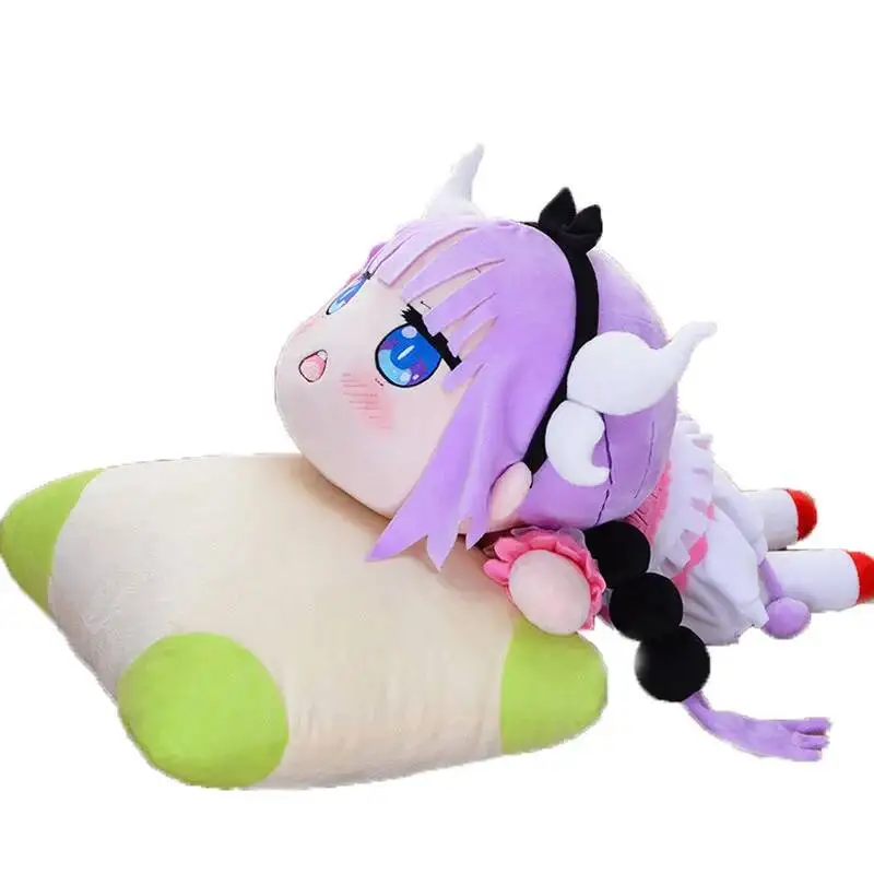 Cosplay Miss Maid Kobayashi's Dragon Kanna Kamui Pillow Plush Plushie Anime Figure Christmas Gift view 5