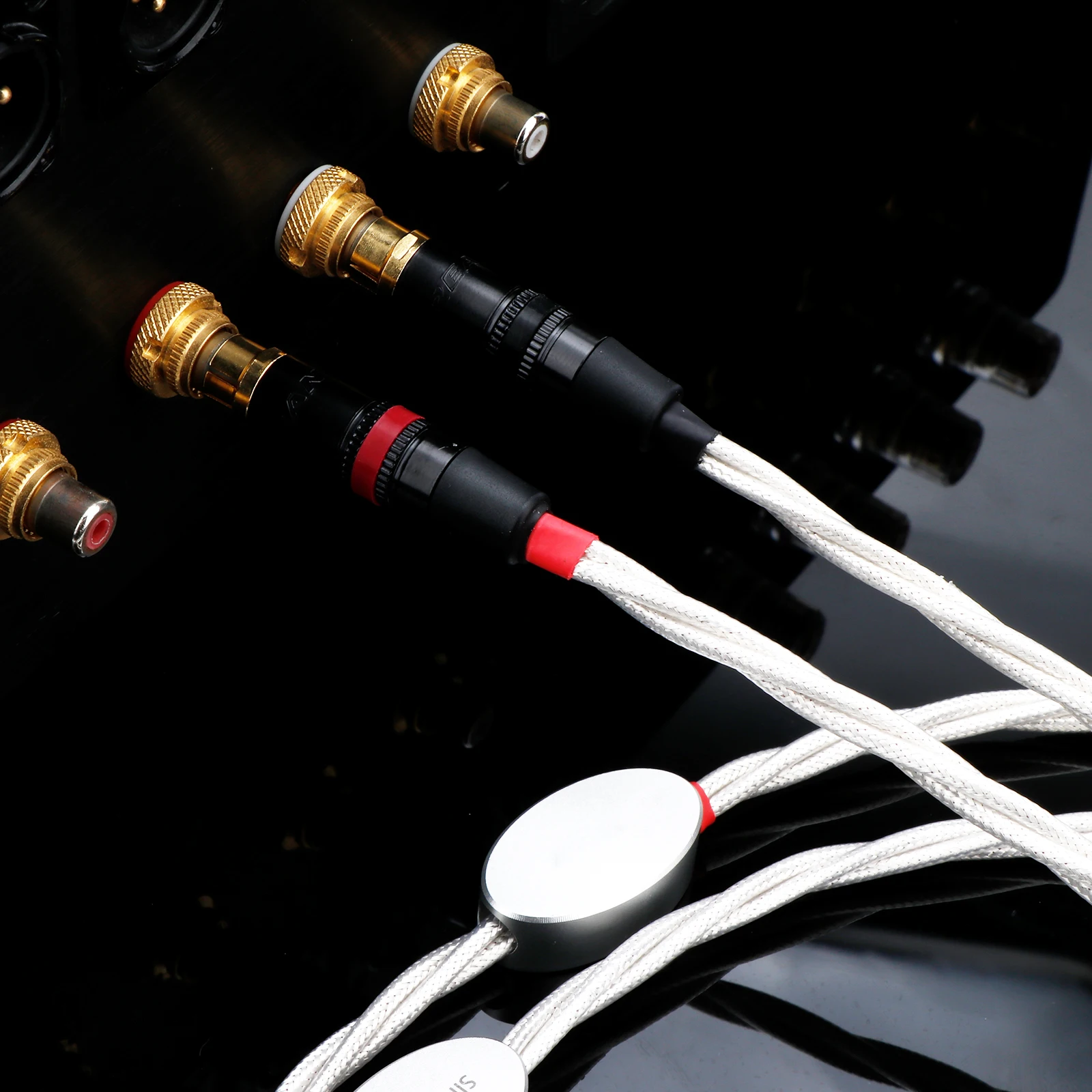 Preffair 6N OCC كريستال النحاس 3 رقائق النسيج النحاس كابل RCA لوحة الذهب HiFi خط إشارة الصوت لمكبر للصوت مشغل أقراص مضغوطة