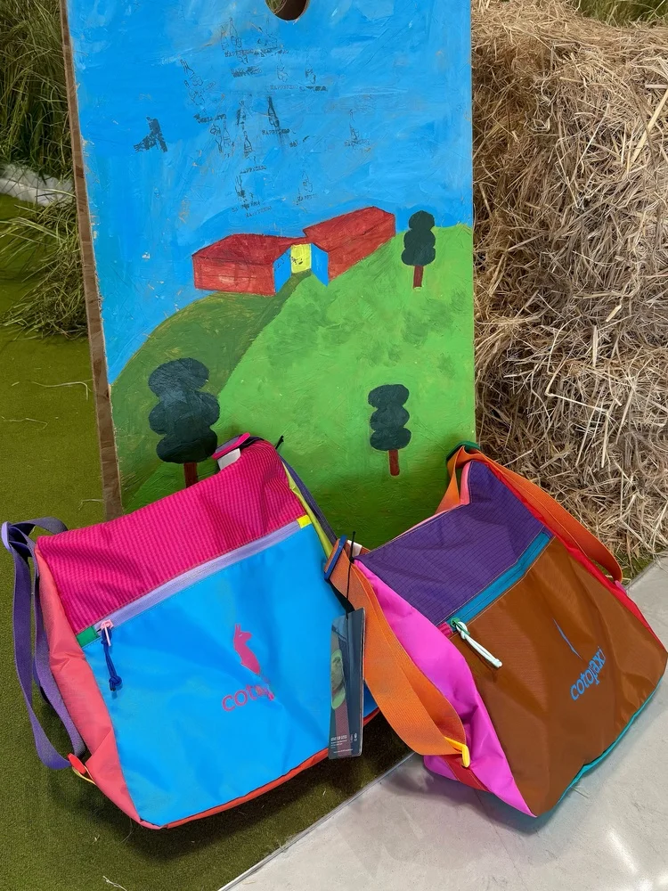 

Dopne American Llama Large Capaci Outdoor Sports Bapa Crossbody Double oulder Bag Faion Canvas Bag for Youth