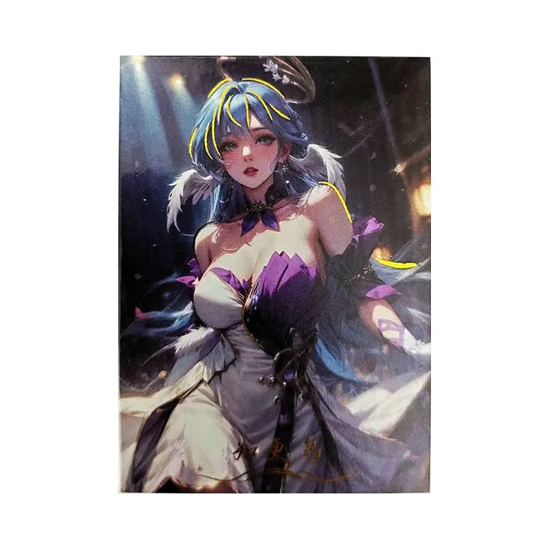 Anime Goddess Story Rare PR Gioco di rifrazione Carte da collezione Aegir Kanroji Mitsuri Arlecchino Giocattoli per ragazzi Regalo di compleanno