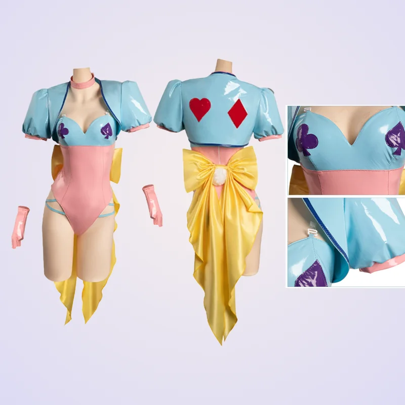 

Womens Anime Cosplay Hisoka Costumes Sexy Jumpsuit Bunny Girl Role Play Fantasia Halloween Carnival Party Cloth Disguise