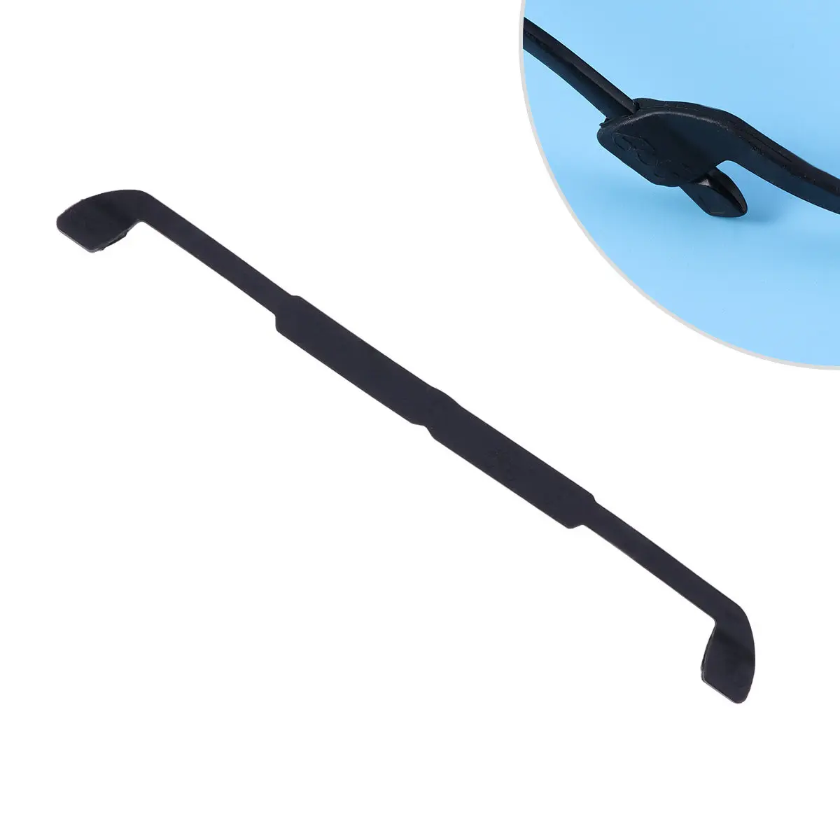 Non-Slip Elastic Silicone Eyeglasses Sunglasses Strap for Glasses Anti-Slip Headband Adjustable Comfort Secure Fit Blue