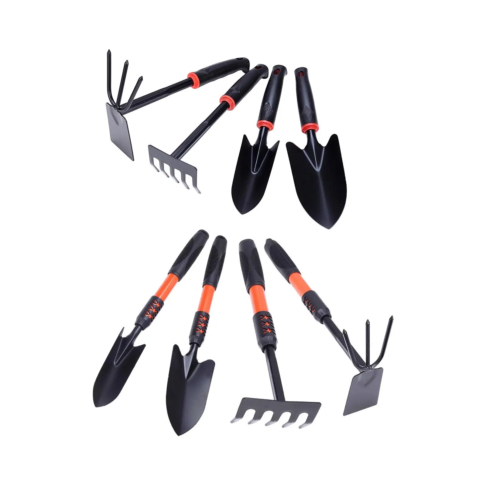 

Полный набор садовых инструментов из углеродистой стали для работы на открытом воздухе: для рыхления почвы, копания и прополки на заднем дворе