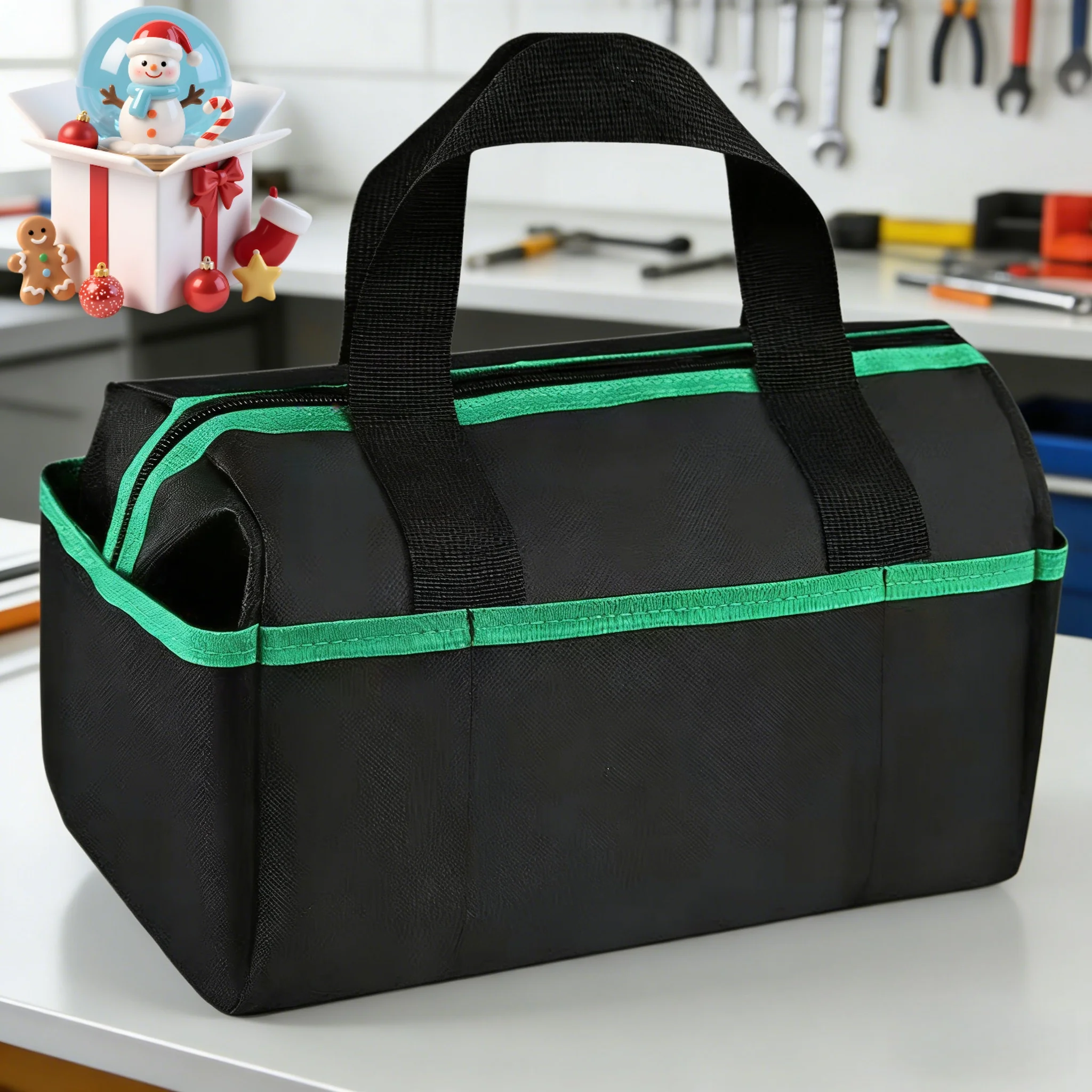 Upgraded (35.81 Cm) Tool Organizer Bag - Tools Not Included, 14.1 Inch Tool Box, Multi-Compartment and Pocket Design