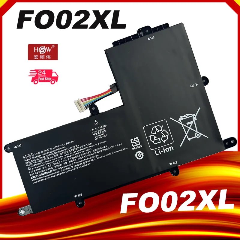 FO02XL Battery for HP Chromebook 11A-NA L97355-005 L97353-2D1 TPN-DB0A