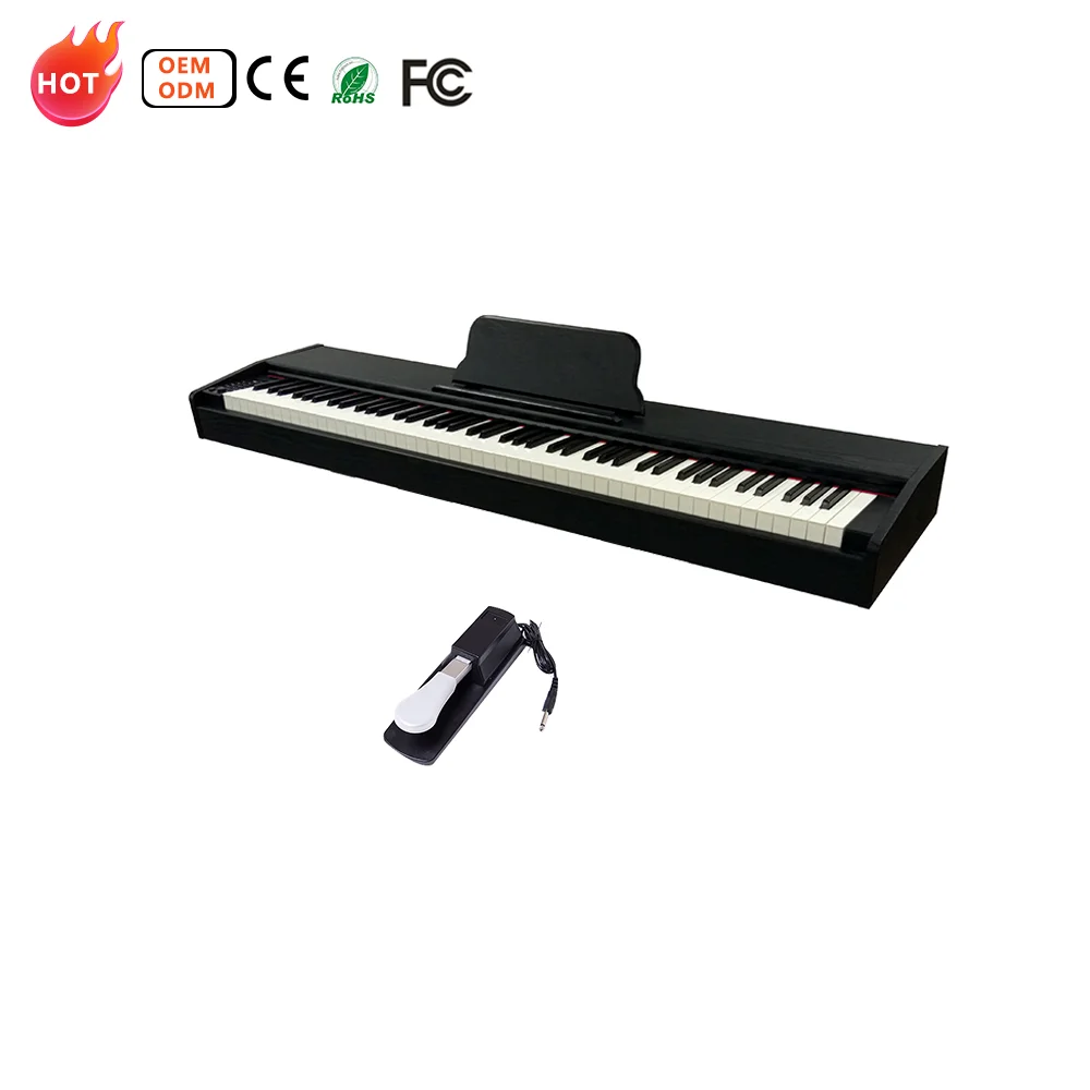 

Portable Digital Piano 88 Keys Musical Instrument Electronic Organ Keyboard Piano