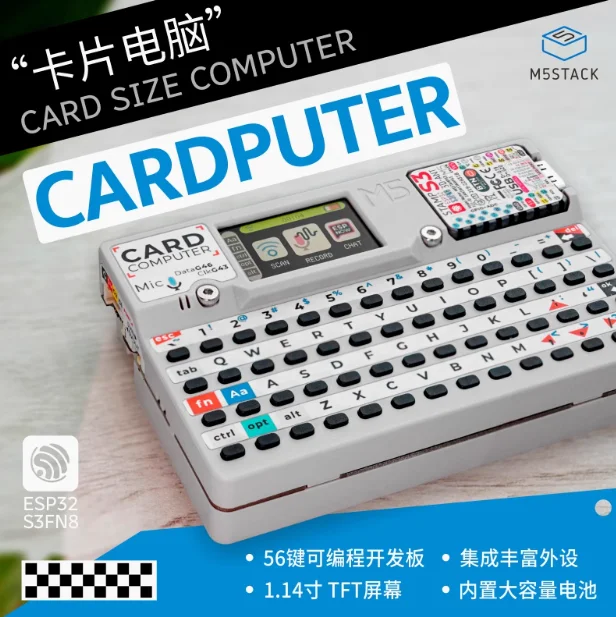 Official M5STACK Cardputer StampS3 microcontroller 56 key keyboard card computer