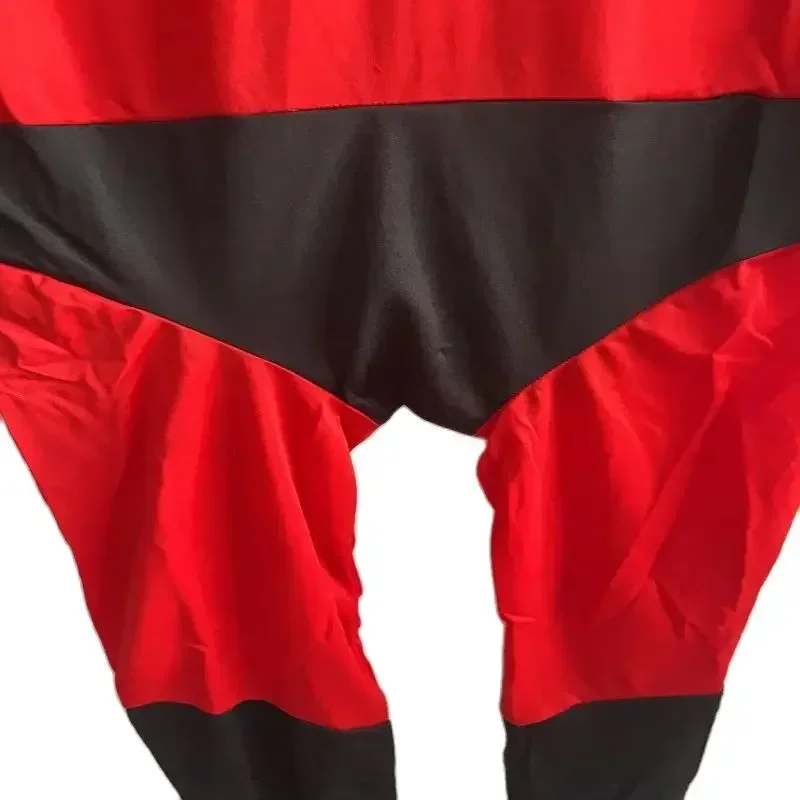 Kinder Die Unglaublichen Cosplay-Kostüm Anime Die Unglaublichen Roter Jumpsuit Bodysuit Maske Komplettset Halloween-Kostüme für Jungen und Mädchen – Detail 8