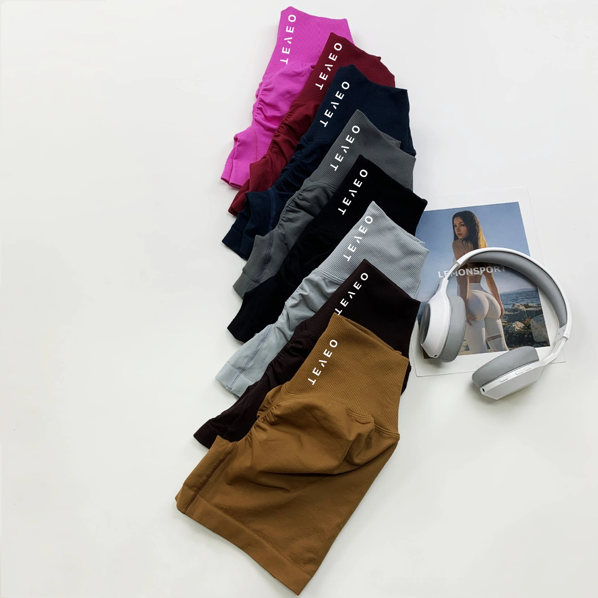 

TEYEO New Trend Summer Moisture Absorbent Breathable Women's Fitness High Quality Yoga Pants Pilates Cycling Shorts
