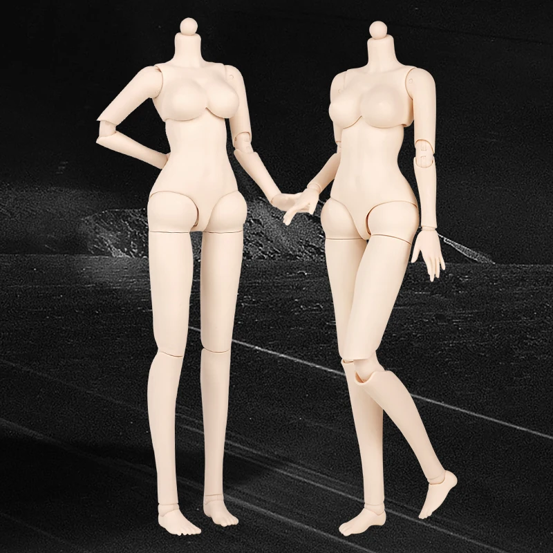 1/3 1/4 1/5 BJD Dolls Solid Body White Skin Girls Nude Mjd Doll Body 60cm PVC Material 31 Movable Jointss Doll Parts for Diy Toy