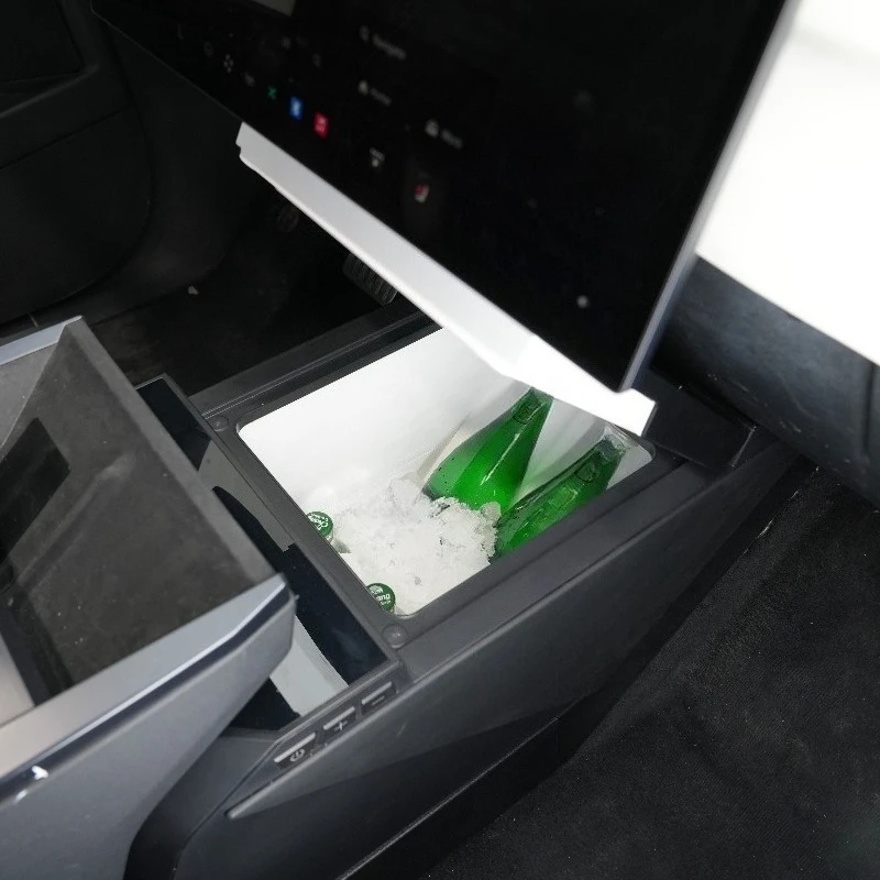 

Center Console Refrigerator Portable Car Fridge Freezer Cooler for Truck Interior Accessories