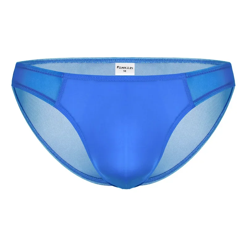 Japanese Mesh Mens Briefs Young Peoples Thin Buttocks and Low Waist Underwear.