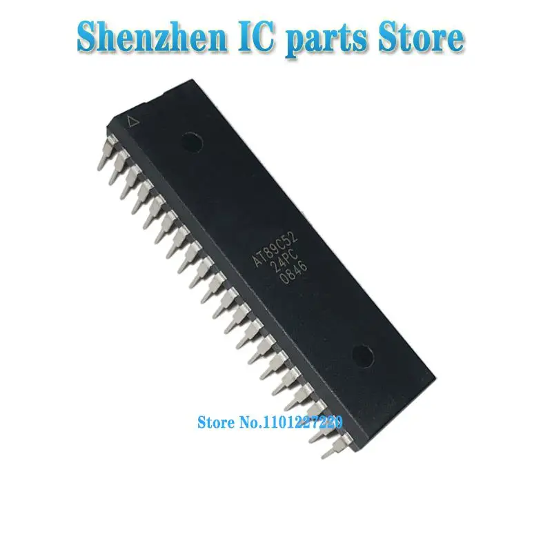 5pcs/lot AT89C52-24PC AT89C52-24PI AT89C52-24 AT89C52 DIP-40 In Stock