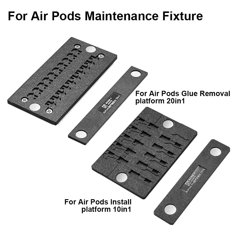 AMAOE Gourd Glue Removal Platform for Air Pods PRO Positioning and Maintenance Clamping Earphone Installation Fixture