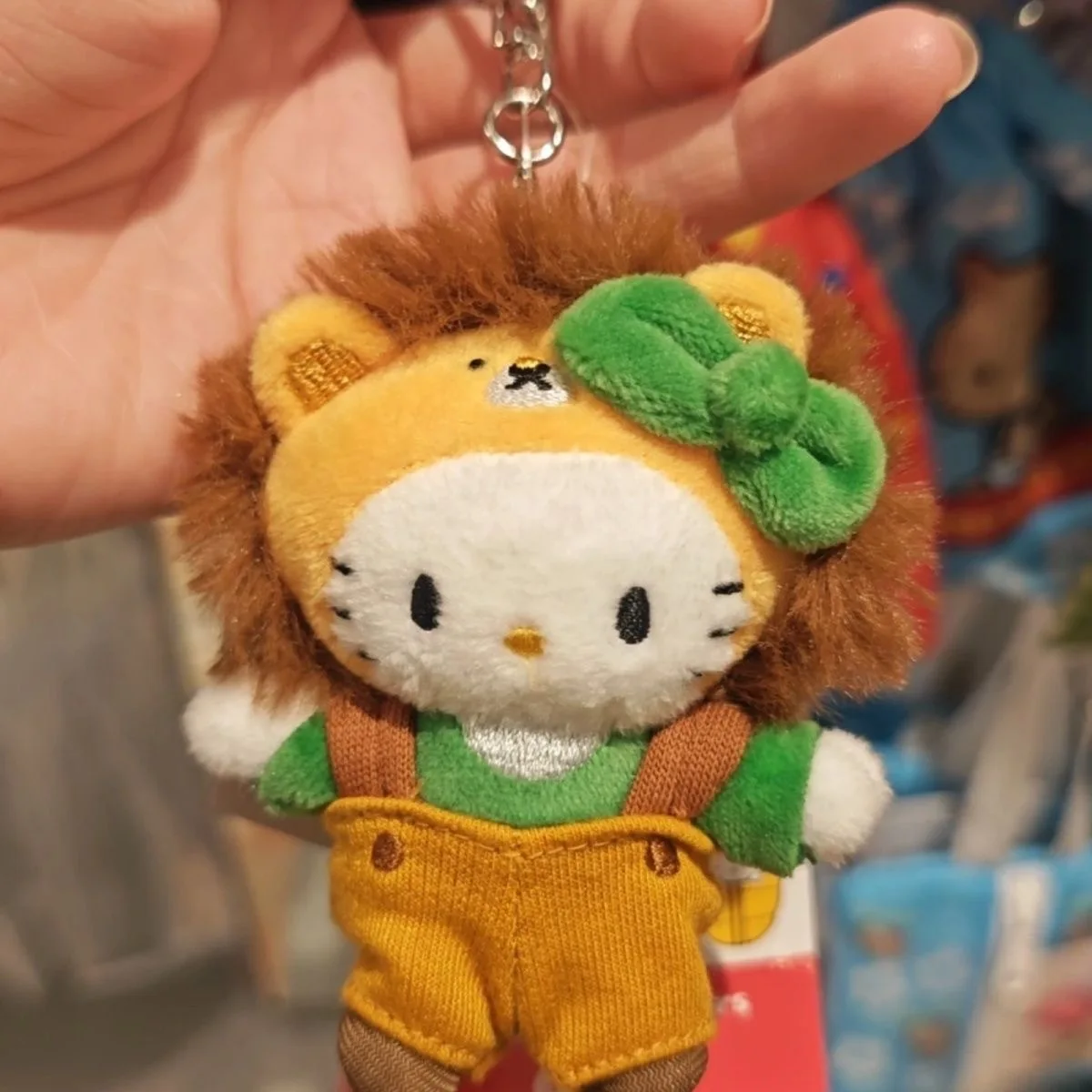 Ciondolo per bambola di peluche Hello Kitty, bambola carina, giocattoli, portachiavi, ragazza, decorazione per zaino