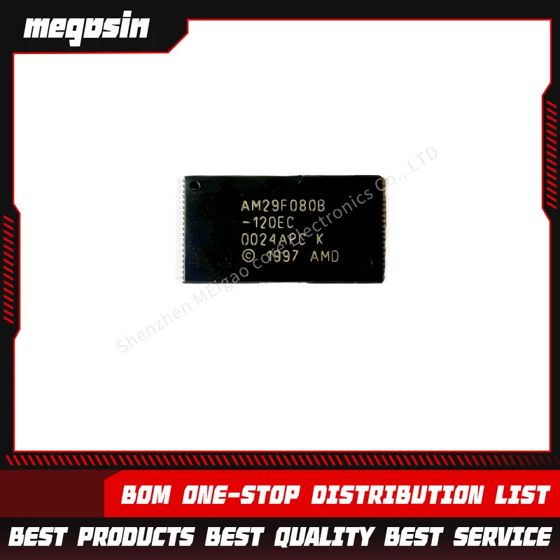 1~5pcs/lot AM29F080B-120EC AM29F080B TSOP40 Memory chip