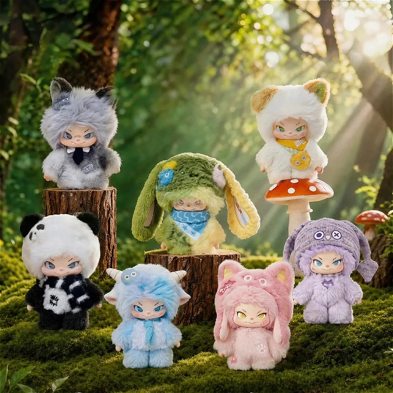 Cluebie Treasure Journal Serie Überraschungsbox Vinyl-Plüsch-Anhänger Überraschungstüte Rucksack-Deko Anime-Puppe Mystery Blindbox Geschenke Spielzeug