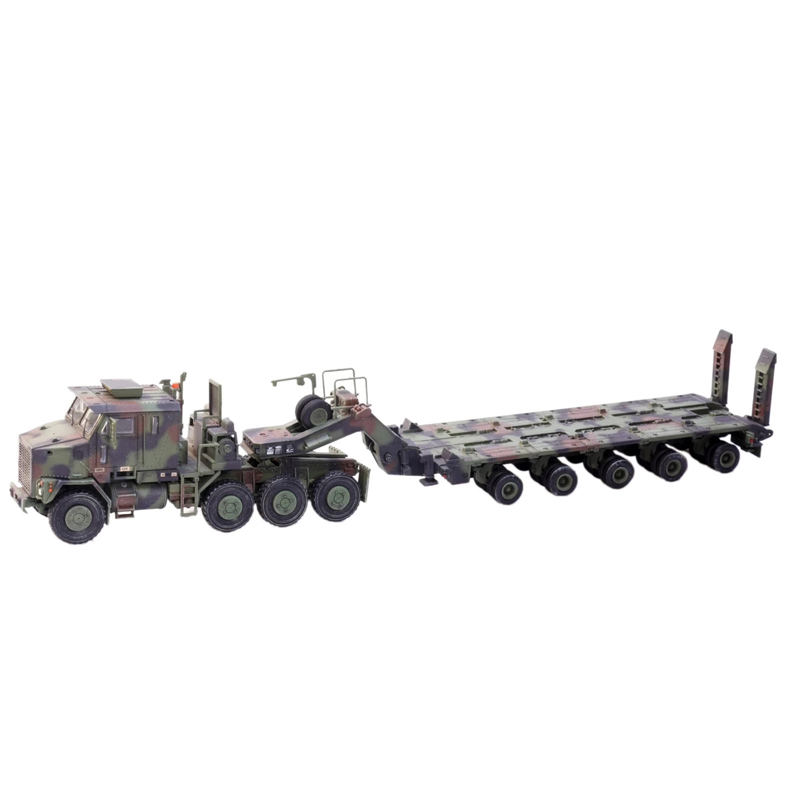 1:72 M1070 Oshkosh Alloy Tank Model NATO Tricolor Truck Boys Best Gift Collection Decoration Display Birthday Gift