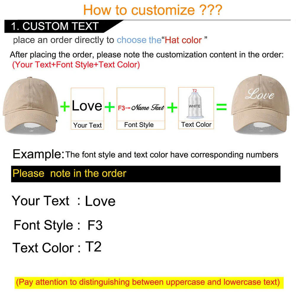 Custom Text Logo Embroidery Vintage Washed Cotton Baseball Cap Fashion Women Men Hat Sport Visors Snapback Cap Sun Hat