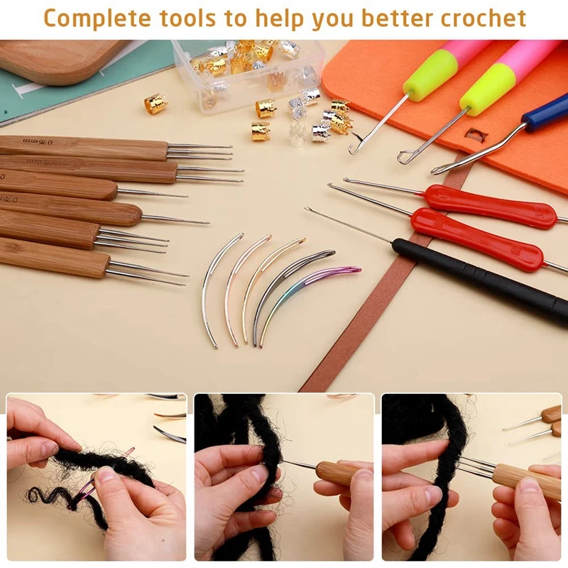 Dreadlock Crochet Hook Dreadlock Crochet Hook Tool 6 Dreadlock Crochet Needle Crochet Needle For Hair Braiding