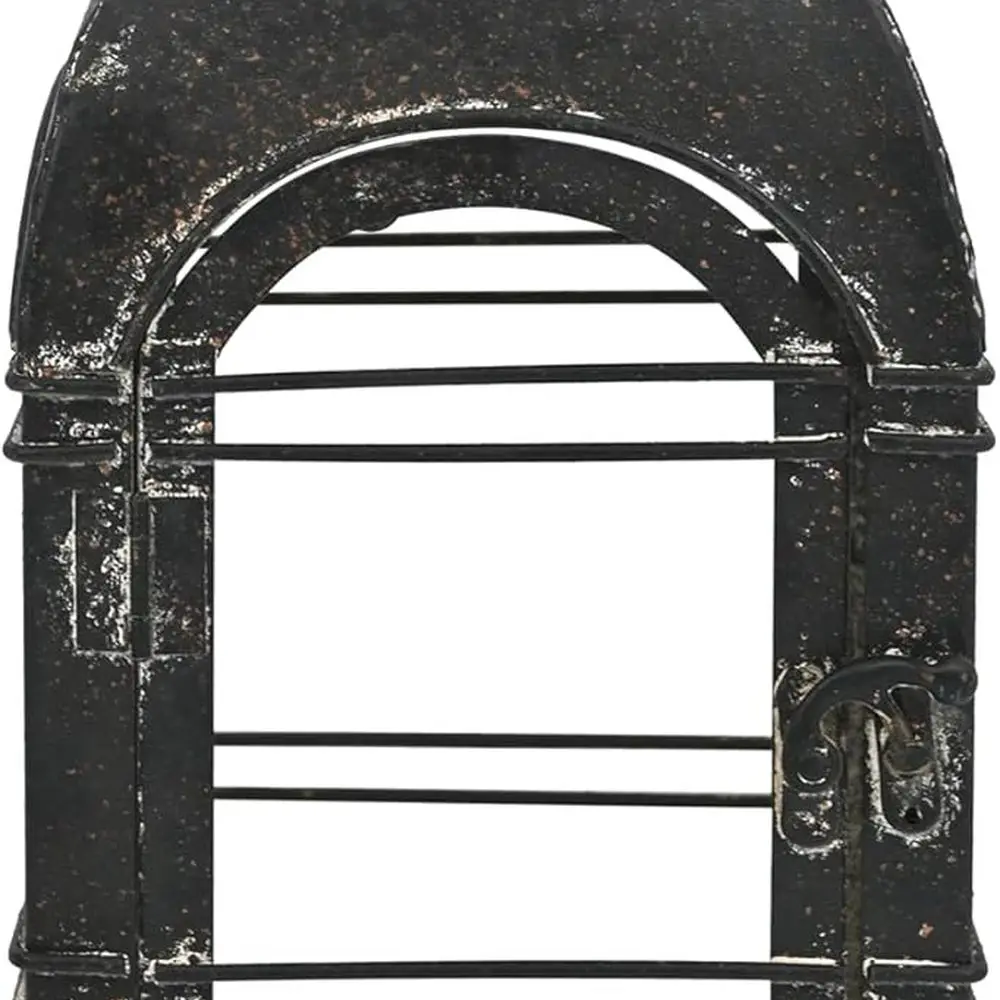 

Rustic Vintage Metal Candle Lantern, Distressed for Indoor/Outdoor Use, Hanging or Table Decor, Ideal for Garden, Porch, Patio,