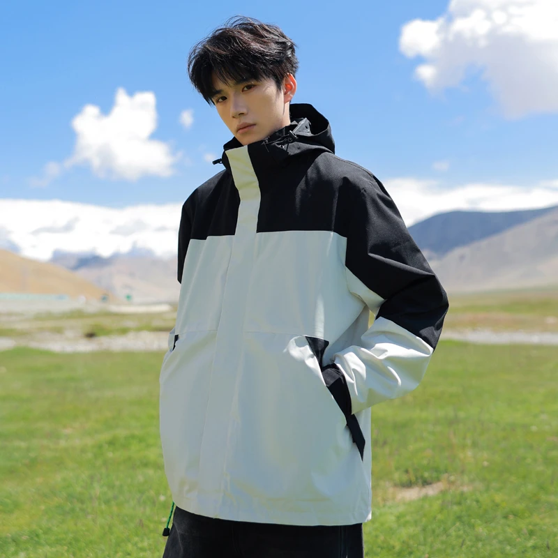Parkas 3-in-1 Detachable Winter Fleece Jacket Men Women 2PC Camping Climbing Hiking Parkas Hooded Outdoor Parka Jackets