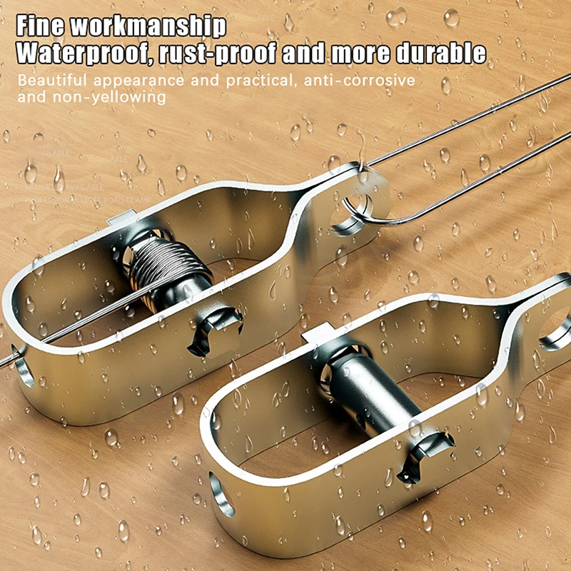 5PCS Heavy-Duty Steel Wire Rope Tightener Kit – Adjustable Tension Tool for Garden Fence, Cable & Sling, Galvanized & Durable view 3