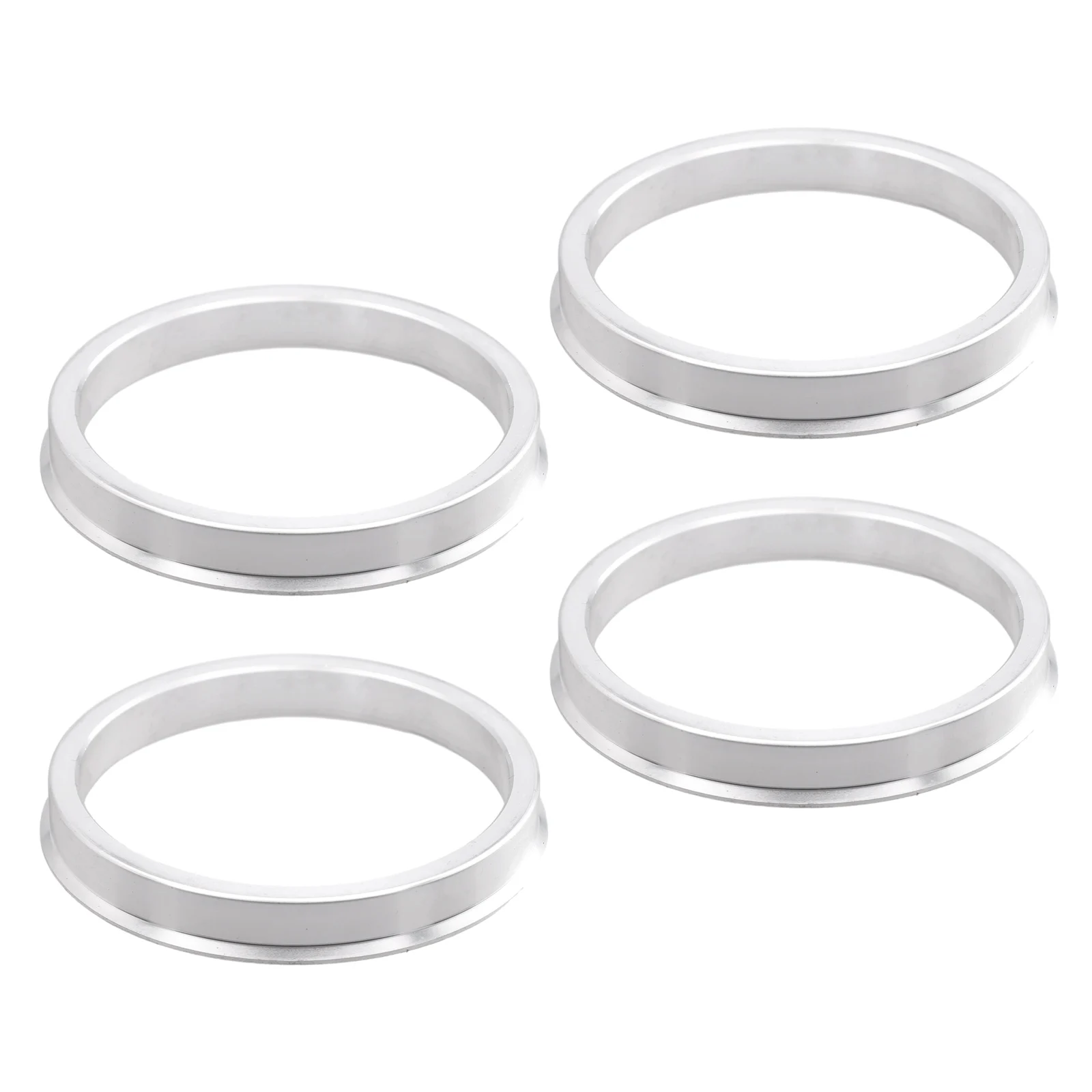 

4pc Aluminum Hub Centric Rings 64.1mm Hub Bore to 73.1mm Wheel Opening for Stable Wheel Rotation and Lowered Road Noise