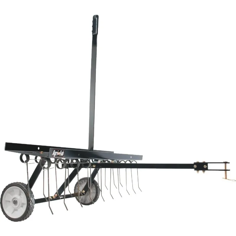 

45-0294 40in Tow Behind Lawn Dethatcher, 20 Durable Spring Steel Tines Lawn dethatcher, Designed to pull behind Lawn an