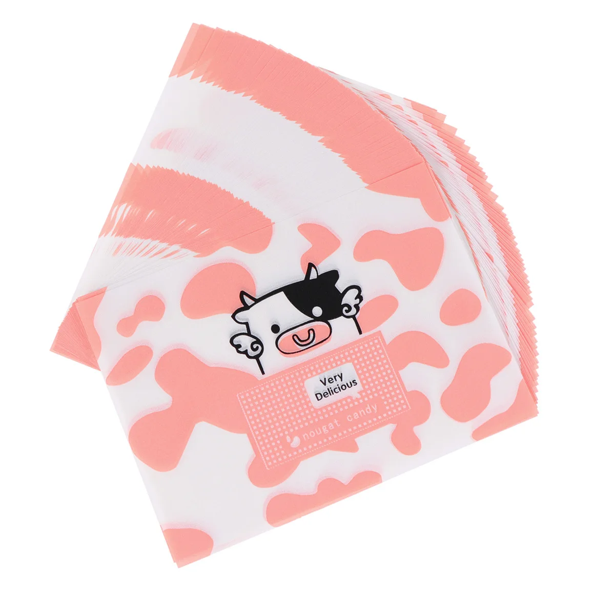 Papel de regalo de turrón, papel de embalaje de dulces encantador para fiesta de Navidad, envoltorio de chocolates casero, envoltorio de azúcar, 150 Uds.