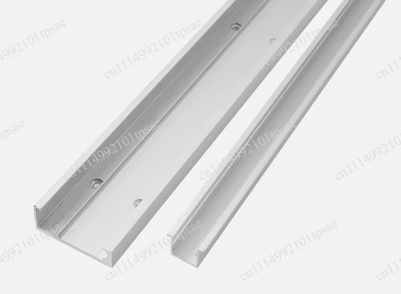 Household indoor concealed trackless sliding door hardware kit, equipped with a silent soft-close buffer guide rail system